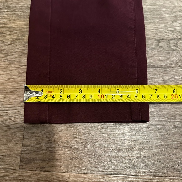 LOFT Marisa Skinny Maroon Size 10 Women’s Pants - Picture 8 of 9